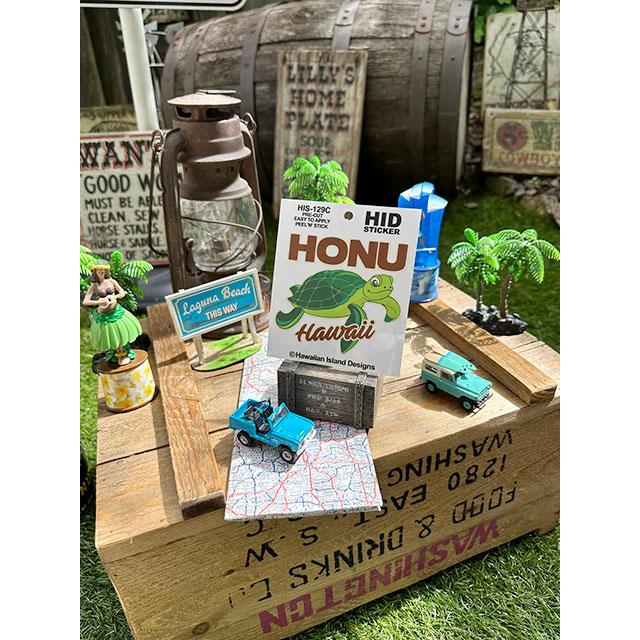 ハワイアン　アイランド　ステッカー　（ホヌ　Hawaii）　■　アメリカン雑貨　アメリカ雑貨 爆買 |  | 01