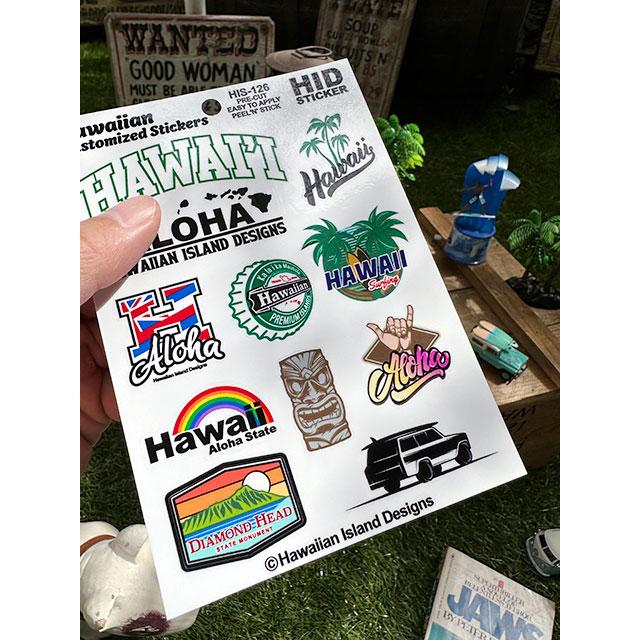 ハワイアン　カスタマイズ　ステッカー　（HAWAIIシリーズ）　■ アメリカン雑貨 アメリカ雑貨 |  | 02