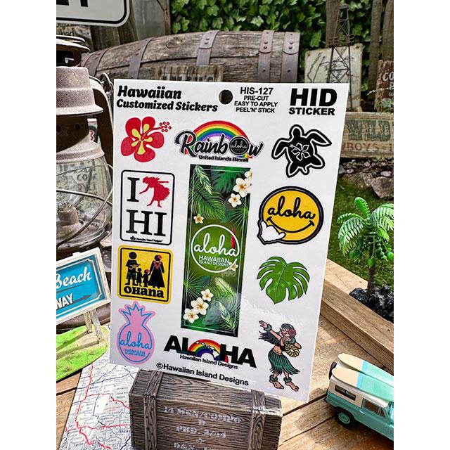 ハワイアン　カスタマイズ　ステッカー　（ALOHAシリーズ）　■ アメリカン雑貨 アメリカ雑貨 | 