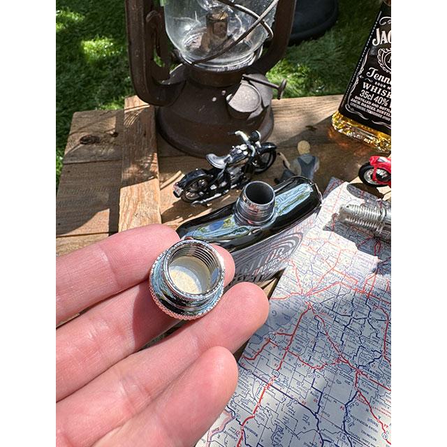ハーレーダビッドソン サイクルロゴ フラスク 120ml □ アメリカン雑貨