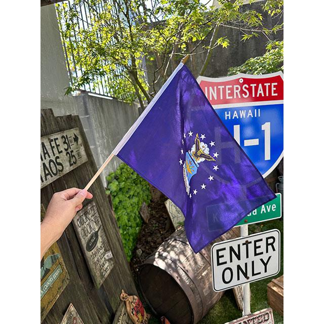 U.S.エアフォース　スティックフラッグ　Lサイズ ■ アメリカン雑貨 アメリカ雑貨 |  | 03