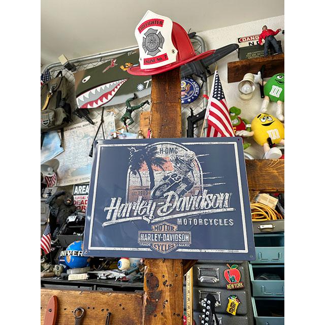 ハーレーダビッドソン　エンボスティンサイン　（ダートトラック）　■　アメリカン雑貨　アメリカ雑貨 |  | 04
