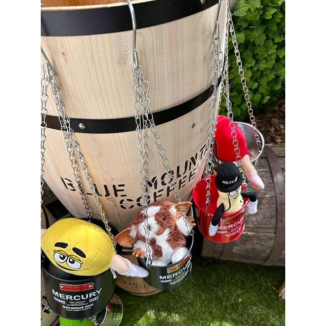 マーキュリー　ハンギングバケツ　Sサイズ　（マットブラック）　単品　■　アメリカン雑貨　アメリカ雑貨 | MERCURY | 01