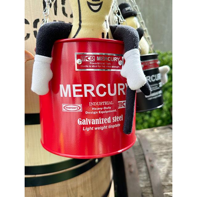 マーキュリー　ハンギングバケツ　Mサイズ　（レッド）　単品　■　アメリカン雑貨　アメリカ雑貨 | MERCURY | 03