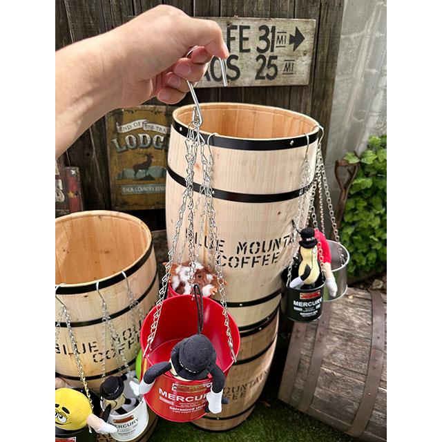 マーキュリー　ハンギングバケツ　Mサイズ　（レッド）　単品　■　アメリカン雑貨　アメリカ雑貨 | MERCURY | 05