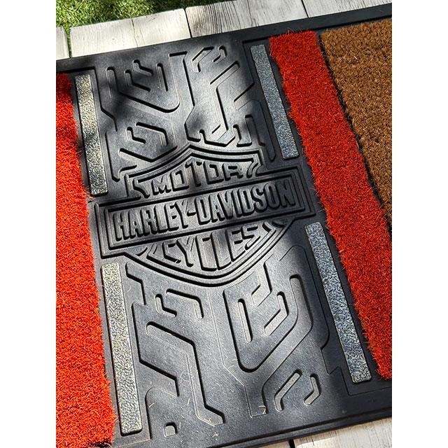 ハーレーダビッドソン　タイヤトレッド　エントリーマット ■ アメリカン雑貨 アメリカ雑貨 | Harley Davidson | 02