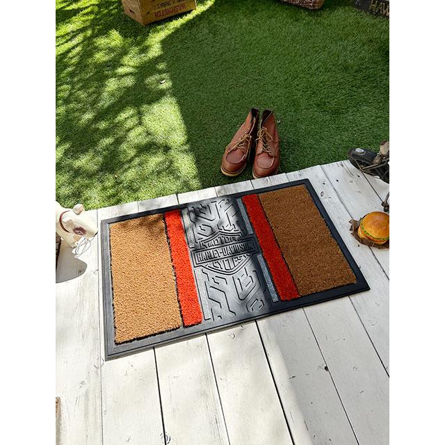 ハーレーダビッドソン　タイヤトレッド　エントリーマット ■ アメリカン雑貨 アメリカ雑貨 爆買 | Harley Davidson | 05