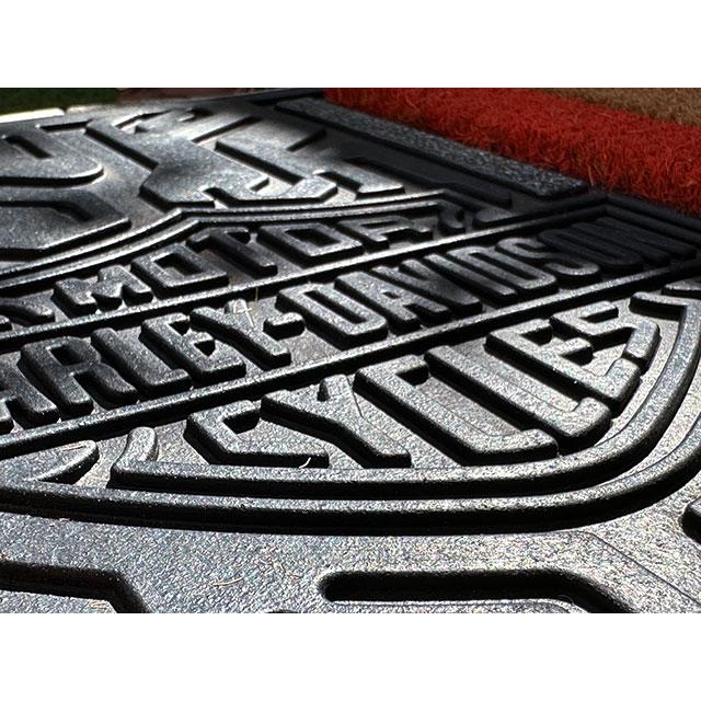 ハーレーダビッドソン　タイヤトレッド　エントリーマット ■ アメリカン雑貨 アメリカ雑貨 | Harley Davidson | 09