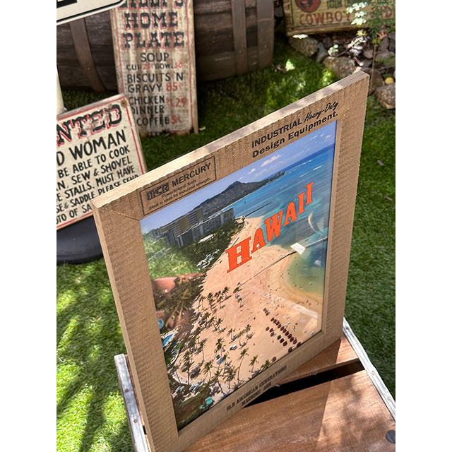 マーキュリー　ウッドピクチャーフレーム　（ワイキキビーチ）　■　アメリカン雑貨　アメリカ雑貨 | MERCURY | 01