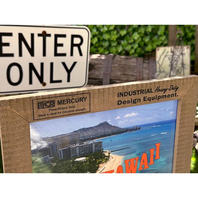 マーキュリー　ウッドピクチャーフレーム　（ワイキキビーチ）　■　アメリカン雑貨　アメリカ雑貨 | MERCURY | 02