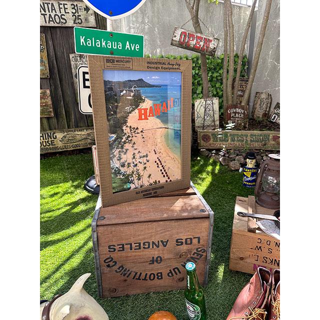 マーキュリー　ウッドピクチャーフレーム　（ワイキキビーチ）　■　アメリカン雑貨　アメリカ雑貨 | MERCURY | 04