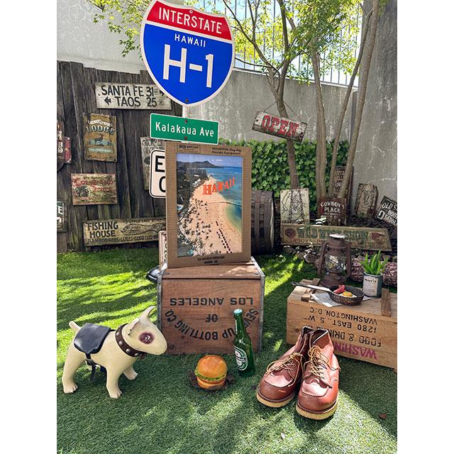 マーキュリー　ウッドピクチャーフレーム　（ワイキキビーチ）　■　アメリカン雑貨　アメリカ雑貨 | MERCURY | 05