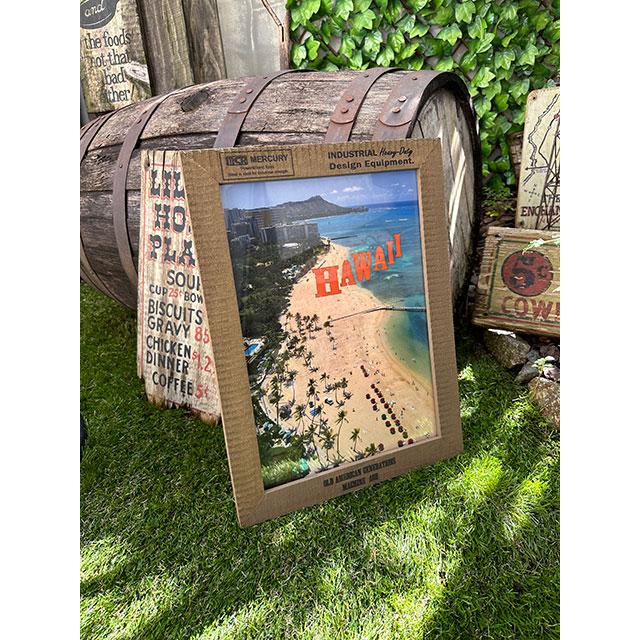 マーキュリー　ウッドピクチャーフレーム　（ワイキキビーチ）　■　アメリカン雑貨　アメリカ雑貨 | MERCURY | 06