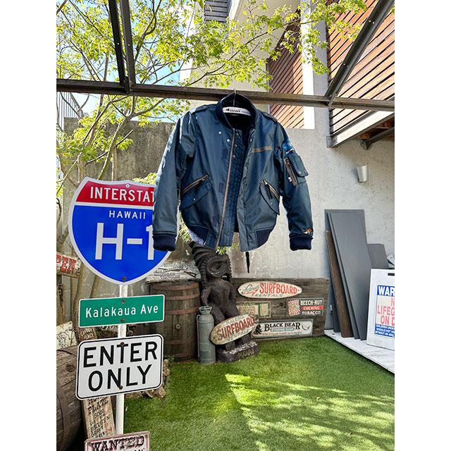 クレイスミス フライトジャケット DRAG-GUN （ネイビー） （Mサイズ