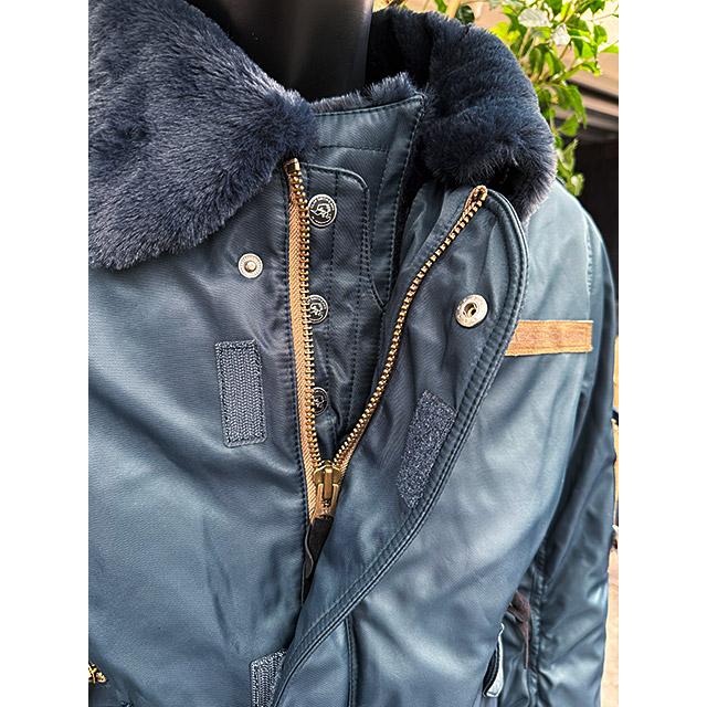 クレイスミス フライトジャケット DRAG-GUN （ネイビー） （Mサイズ