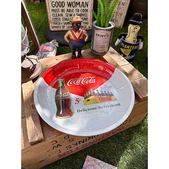 コカ・コーラ　ラウンドディッシュ　（シェルボックス）　■ アメリカン雑貨 アメリカ雑貨 | Coca Cola