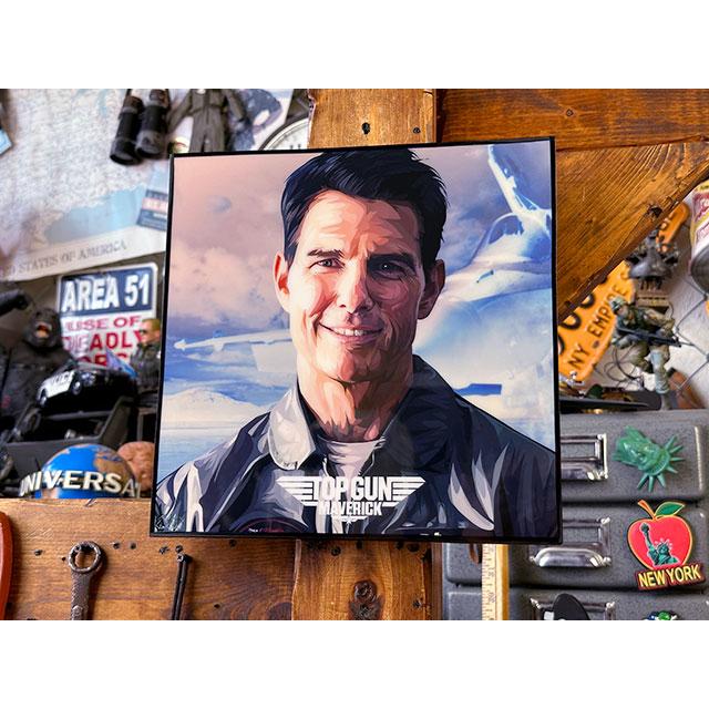 映画 トップガン マーヴェリック トム・クルーズ ポップアートフレーム