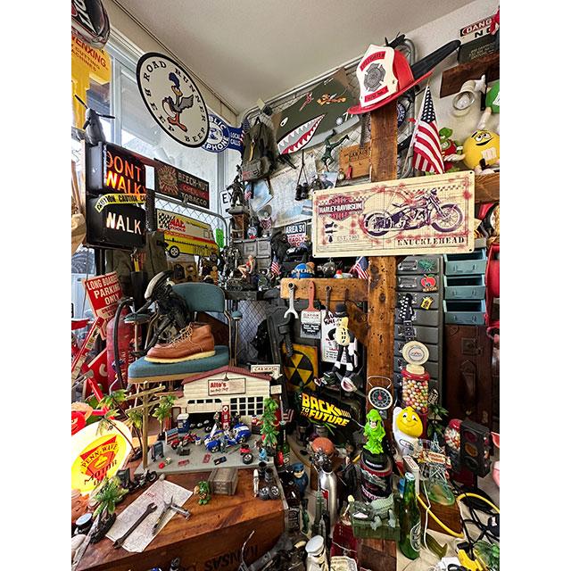 ハーレーダビッドソン　エンボスティンサイン　（ナックルヘッドプリント）　■　アメリカン雑貨　アメリカ雑貨 |  | 05