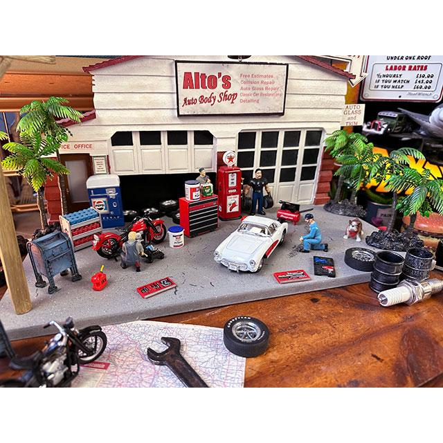 1957年シボレー コルベット ダイキャストミニカー 1/34スケール