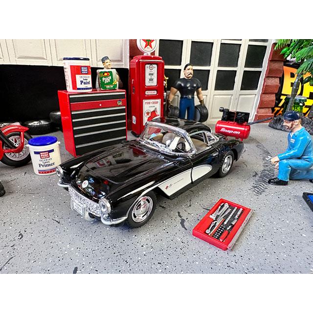 美品 箱付き ミニカー 1957 スタッドベーカー シルバーホーク