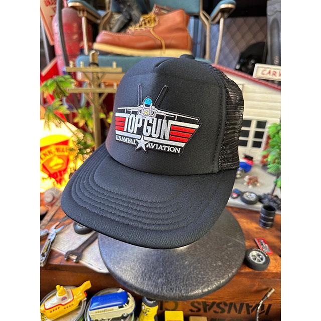 トップガン　メッシュキャップ　（ブラック×ブラック）　帽子色＝ブラック　■　アメリカン雑貨　アメリカ雑貨 |  | 05