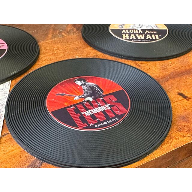 エルヴィス・プレスリー　レコードコースター　4Pセット ■ アメリカン雑貨 アメリカ雑貨 |  | 04