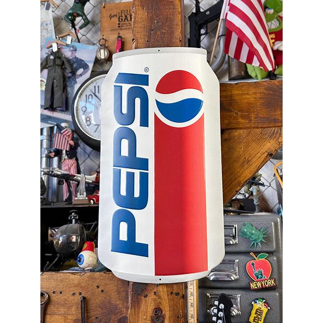 ペプシコーラ　エンボスティンサイン　（1991年缶）　■ アメリカン雑貨 アメリカ雑貨 | 