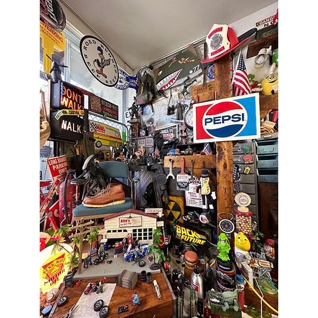 ペプシコーラ　エンボスティンサイン　（1970〜80年代ロゴ）　■　アメリカン雑貨　アメリカ雑貨 |  | 03