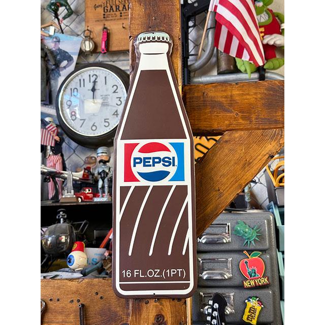 ペプシコーラ　エンボスティンサイン　（1970年代ボトル）　■ アメリカン雑貨 アメリカ雑貨 | 