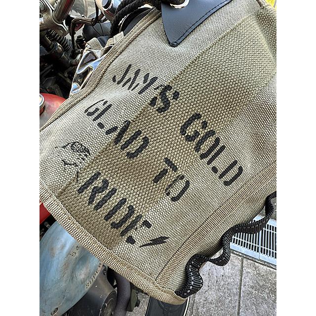 ミリタリーテイスト バイク用ハンドルカバー HARMY （カーキ）防風