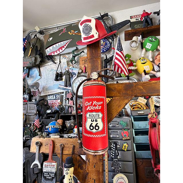 ルート66消火器型エンボスティンサイン ■ アメリカン雑貨 アメリカ雑貨 |  | 06