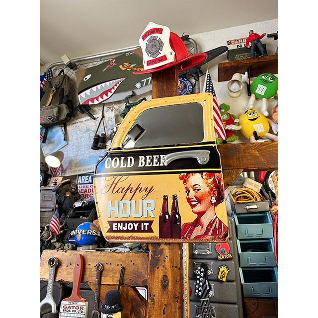 クルマのドア型ミラー（ハッピーアワー） アメリカン雑貨 アメリカ雑貨 301874アメリカン雑貨専門店キャンディタワー 通販