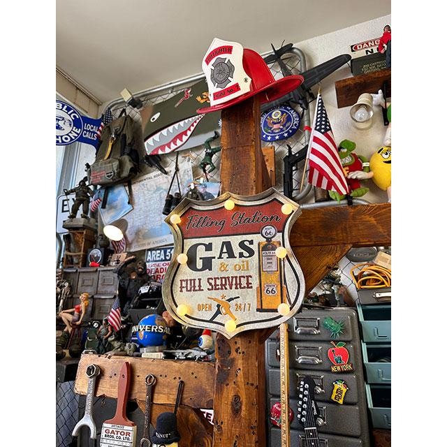 アメリカンクラシック　ルート66　LEDロードサイン　（ガスステーション）　■　アメリカン雑貨　アメリカ雑貨 |  | 07