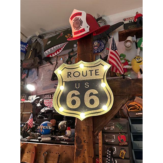 アメリカンクラシック　ルート66　LEDロードサイン　（ROUTE66）　■ アメリカ雑貨 アメリカン雑貨 |  | 13