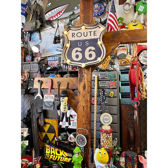アメリカンクラシック　ルート66　LEDロードサイン　（ROUTE66）　■ アメリカ雑貨 アメリカン雑貨 |  | 04