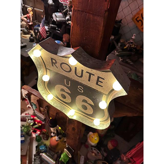 アメリカンクラシック　ルート66　LEDロードサイン　（ROUTE66）　■ アメリカ雑貨 アメリカン雑貨 |  | 08