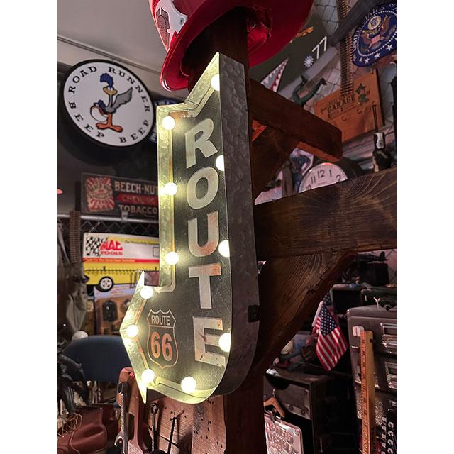 アメリカンクラシック　LEDアローサイン　（ルート66）　■　アメリカン雑貨　アメリカ雑貨 |  | 12