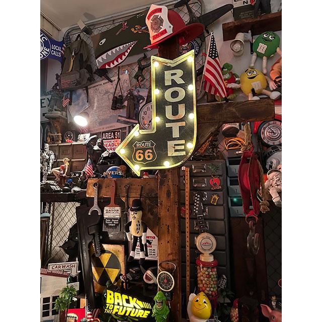 アメリカンクラシック　LEDアローサイン　（ルート66）　■　アメリカン雑貨　アメリカ雑貨 |  | 13