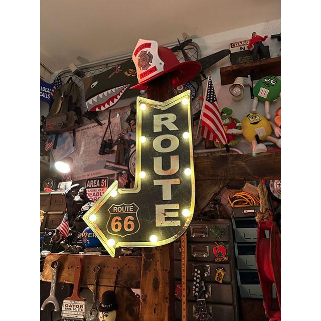 アメリカンクラシック　LEDアローサイン　（ルート66）　■　アメリカン雑貨　アメリカ雑貨 |  | 16