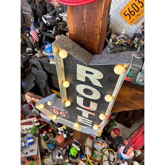 アメリカンクラシック　LEDアローサイン　（ルート66）　■　アメリカン雑貨　アメリカ雑貨 |  | 02