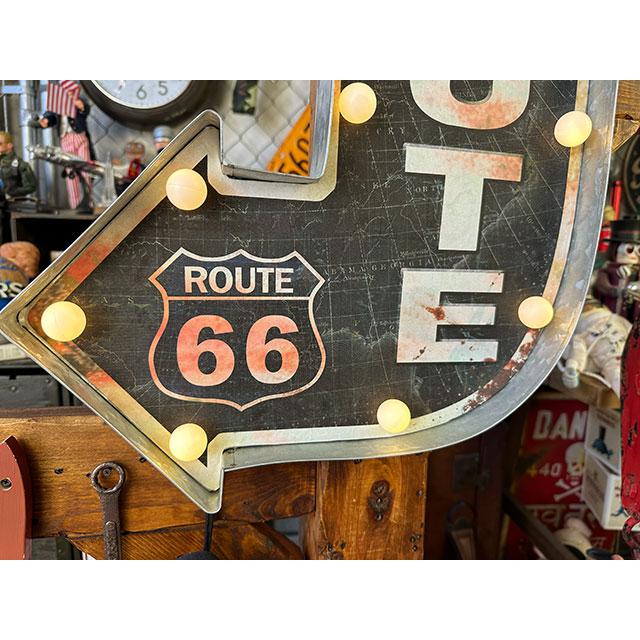 アメリカンクラシック　LEDアローサイン　（ルート66）　■　アメリカン雑貨　アメリカ雑貨 |  | 05