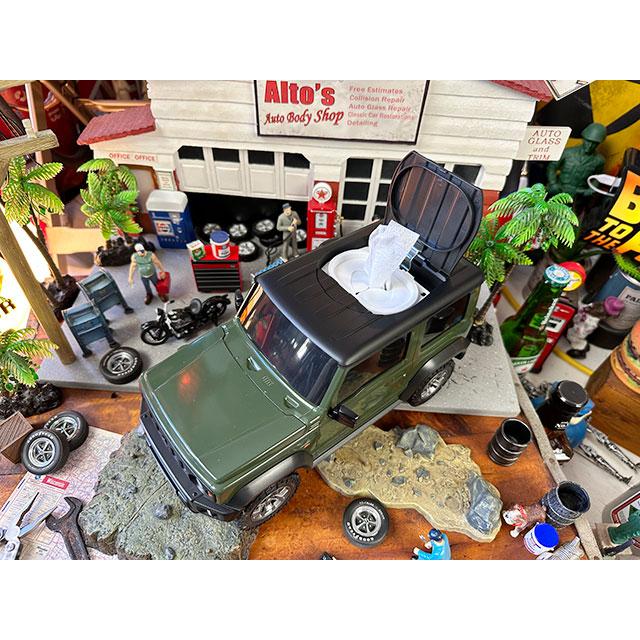 スズキ　ジムニーシエラ　ウェットティッシュケース　（ジャングルグリーン）　■ アメリカン雑貨 アメリカ雑貨 |  | 01