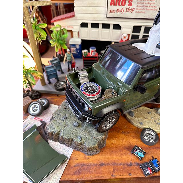 スズキ　ジムニーシエラ　ウェットティッシュケース　（ジャングルグリーン）　■ アメリカン雑貨 アメリカ雑貨 |  | 05