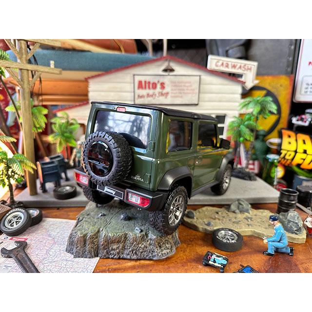 スズキ　ジムニーシエラ　ウェットティッシュケース　（ジャングルグリーン）　■ アメリカン雑貨 アメリカ雑貨 |  | 06