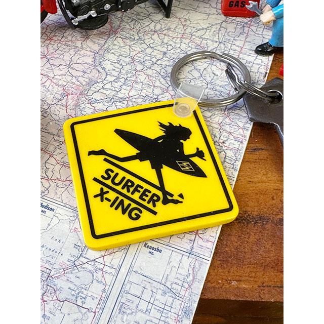 ハワイのサーフショップ「サーフ＆シー」　ラバーキーホルダー ■ アメリカン雑貨 アメリカ雑貨 |  | 01