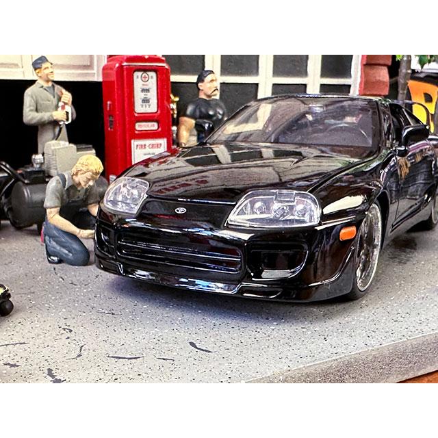 Jada　映画　ワイルドスピード　ダイキャストミニカー　1/24スケール　（1995年　トヨタ　スープラ/ブラック） |  | 02