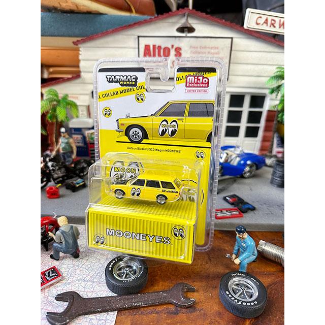 ターマックワークス×ムーンアイズ 限定コラボミニカー ダットサン 
