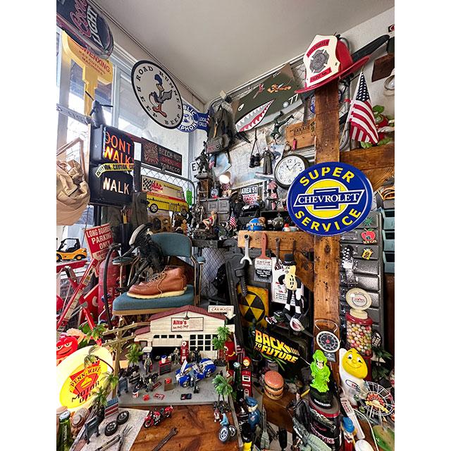 シボレー　スーパーサービス　ラウンド型ブリキ看板 ■ アメリカン雑貨 アメリカ雑貨 |  | 03