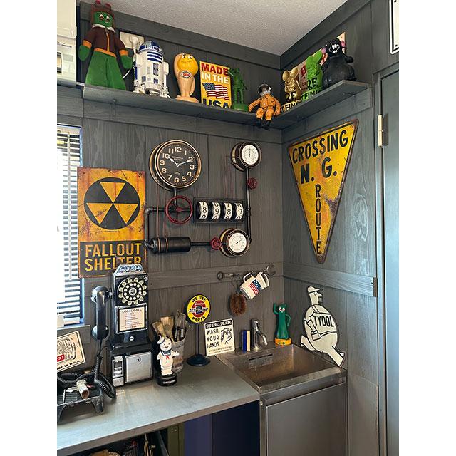 スチームパンク　ウォールクロック　（ダイヤル）　壁掛け時計/温度計/湿度計 |  | 10