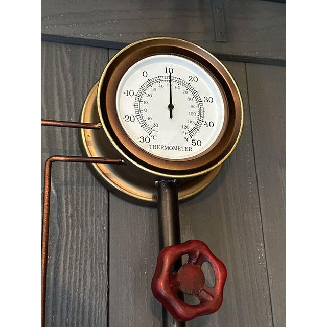 スチームパンク　ウォールクロック　（ダイヤル）　壁掛け時計/温度計/湿度計 |  | 09